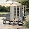 Flash Furniture 2 PK White Poly Resin Adirondack Rocking Chairs JJ-C14705-GY-2-GG - alternate 8